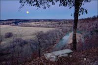 Moonrise Over War Eagle River