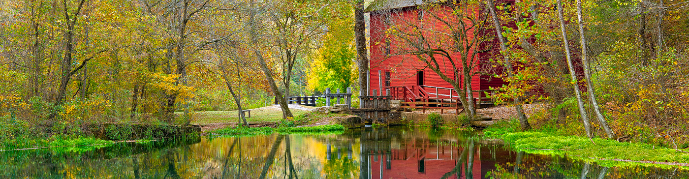 Built in 1894, Alley Springs gristmill is the site of Missouri's 7th largest spring. &nbsp;The clarity of the water is remarkable...