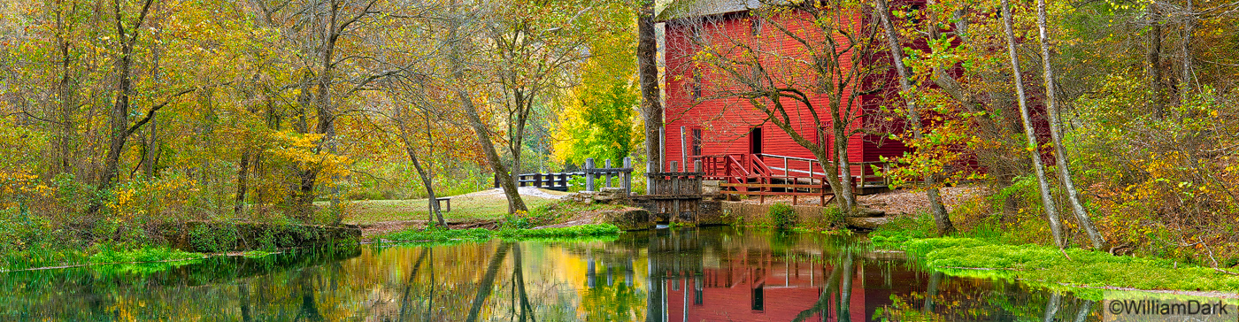 Built in 1894, Alley Springs gristmill is the site of Missouri's 7th largest spring.  The clarity of the water is remarkable....
